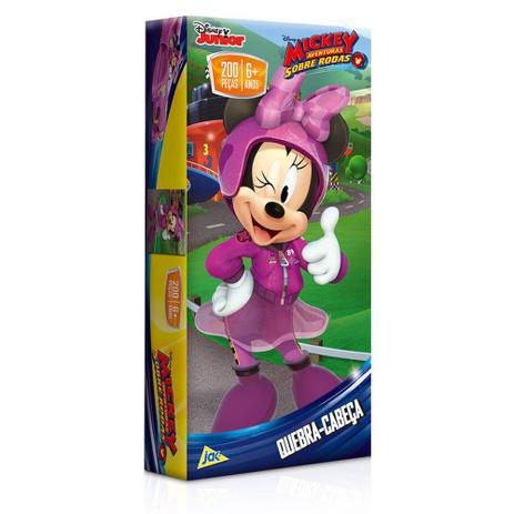 Quebra-Cabeça Aventuras Sobre Rodas - Minnie - 200 peças - Toyster Menor preço em Quebra-Cabeça Aventuras Sobre Rodas - Minnie - 200 peças - Toyster