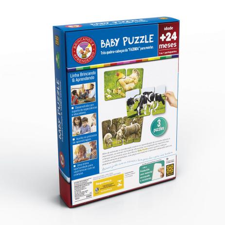Quebra-Cabeça - Baby Puzzle 2 - Grow Menor preço em Quebra-Cabeça - Baby Puzzle 2 - Grow