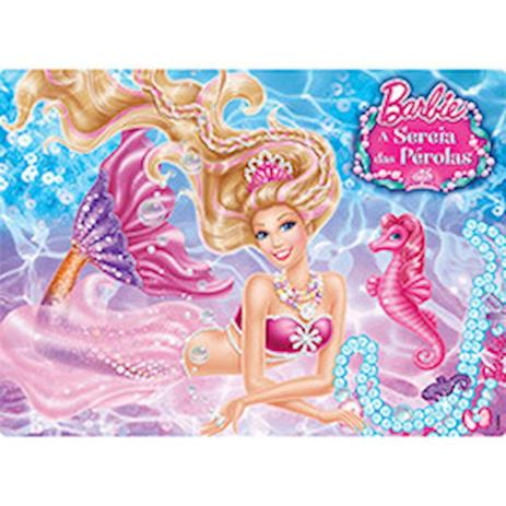 Livro Barbie - Sereia Das Perolas - Livro Quebra-Cabeca na