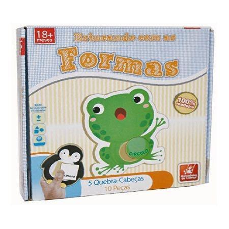 Quebra-cabeça Brincando com as Formas - Brincadeira de Criança Menor preço em Quebra-cabeça Brincando com as Formas - Brincadeira de Criança