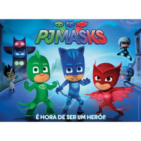 QUEBRA-CABECA Cartonado PJ MASKS P 60 Pecas - Grow Menor preço em QUEBRA-CABECA Cartonado PJ MASKS P 60 Pecas - Grow