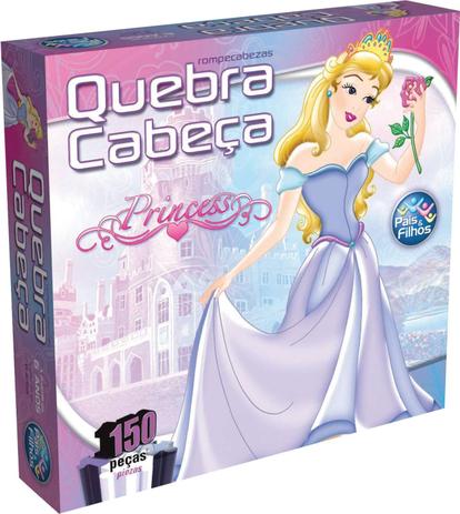 QUEBRA-CABECA Cartonado Princesas 150 Pecas Pais e Filhos Menor preço em QUEBRA-CABECA Cartonado Princesas 150 Pecas Pais e Filhos