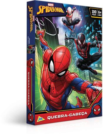 QUEBRA-CABECA Cartonado SPIDER-MAN 100PCS Toyster Menor preço em QUEBRA-CABECA Cartonado SPIDER-MAN 100PCS Toyster