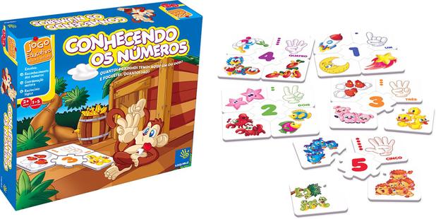 Quebra-cabeça conhecendo os números - Abc brinquedos Menor preço em Quebra-cabeça conhecendo os números - Abc brinquedos