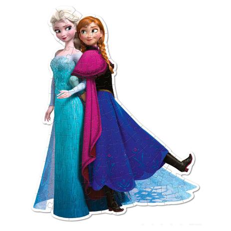 Quebra Cabeça Contorno Frozen 80 Peças - Grow Menor preço em Quebra Cabeça Contorno Frozen 80 Peças - Grow