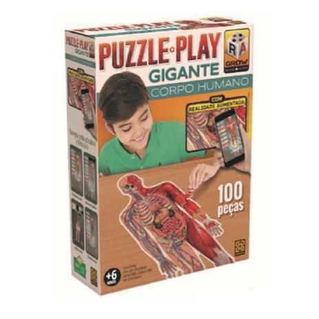Quebra Cabeça Corpo Humano 100 Peças Gigante Grow é boa?