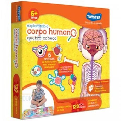 Quebra Cabeca De Chao 120 Pecas - Explorando O Corpo Humano 002490 Toyster Menor preço em Quebra Cabeca De Chao 120 Pecas - Explorando O Corpo Humano 002490 Toyster