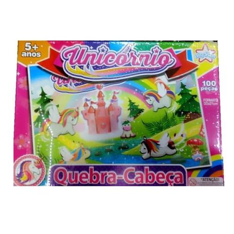 Quebra-Cabeça de Unicórnio 100 Peças - Big Star Menor preço em Quebra-Cabeça de Unicórnio 100 Peças - Big Star