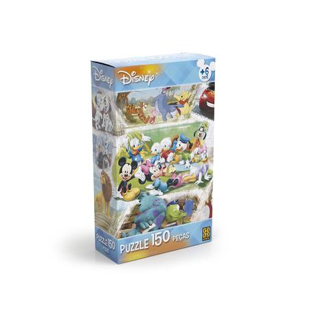 Quebra Cabeça Disney 150 Peças - Grow Menor preço em Quebra Cabeça Disney 150 Peças - Grow