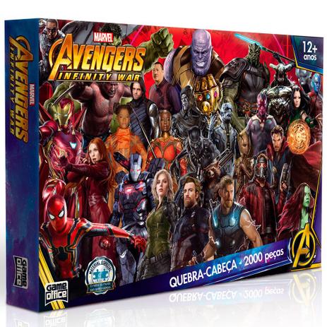 Quebra-Cabeça - Disney - Marvel - Vingadores - Guerra 