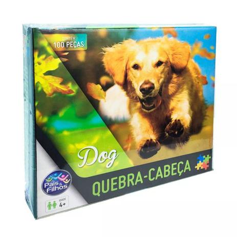 Quebra-cabeça dog 100 peças - pais  filhos - Pais e filhos é boa?