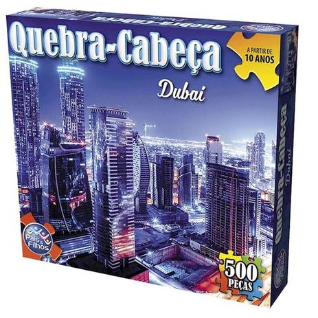 Quebra Cabeca Dubai 500 Pecas Premium 2937 Pais E Filhos Menor preço em Quebra Cabeca Dubai 500 Pecas Premium 2937 Pais E Filhos