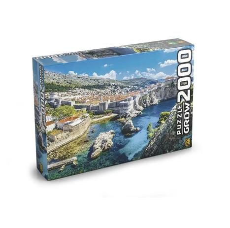 Quebra Cabeça Dubrovnik 2000 Peças Grow Menor preço em Quebra Cabeça Dubrovnik 2000 Peças Grow
