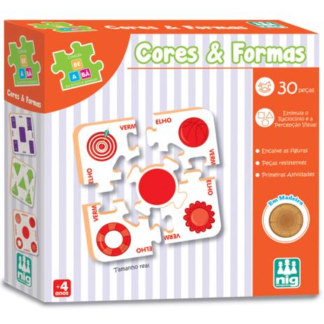 Quebra Cabeça Educativo Madeira Cores E Formas 30 Peças Nig Menor preço em Quebra Cabeça Educativo Madeira Cores E Formas 30 Peças Nig