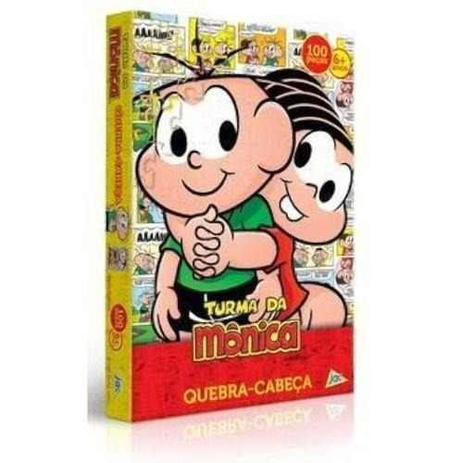 Quebra Cabeça Encapado 100 Peças Turma Da Monica Toyster Menor preço em Quebra Cabeça Encapado 100 Peças Turma Da Monica Toyster