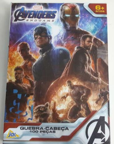 Quebra Cabeça Encapado Avengers 100 Peças Toyster Menor preço em Quebra Cabeça Encapado Avengers 100 Peças Toyster