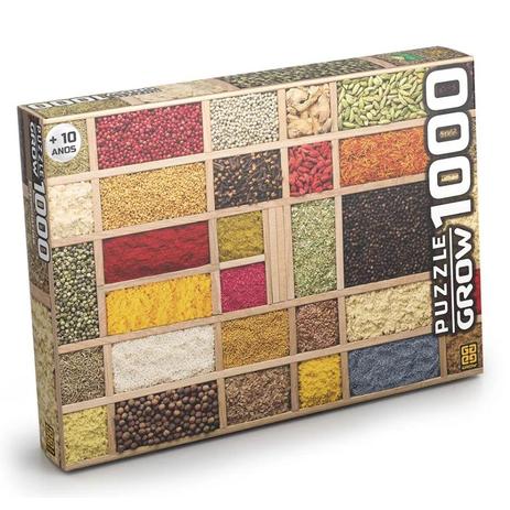 Quebra-Cabeça Especiarias 1000 Pçs - Grow é boa?