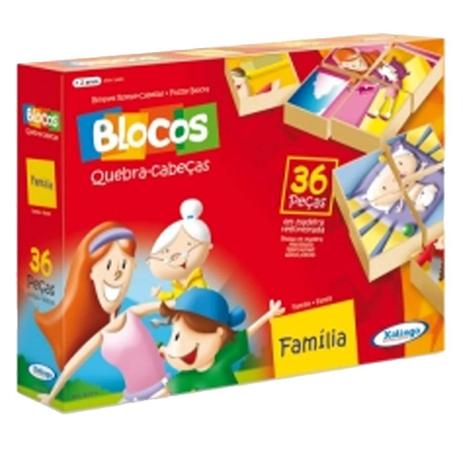 Quebra cabeca familia xalingo Menor preço em Quebra cabeca familia xalingo