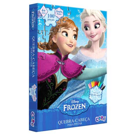 Quebra Cabeça Frozen 100 Peças - Toyster Menor preço em Quebra Cabeça Frozen 100 Peças - Toyster