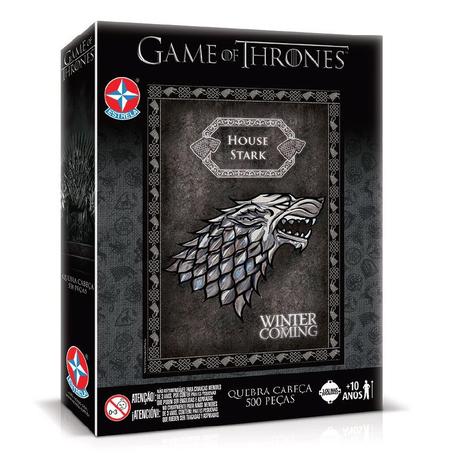 Menor preço em Quebra Cabeça Game Of Thrones Stark 500 Peças - Estrela