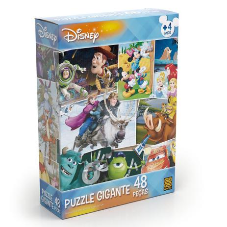 Quebra-Cabeça Gigante - 48 Peças - 2018 - Disney- Grow Menor preço em Quebra-Cabeça Gigante - 48 Peças - 2018 - Disney- Grow