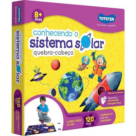Quebra Cabeca Grandao 120 Pecas Conhecendo O Sistema Solar 2219 Toyster Menor preço em Quebra Cabeca Grandao 120 Pecas Conhecendo O Sistema Solar 2219 Toyster