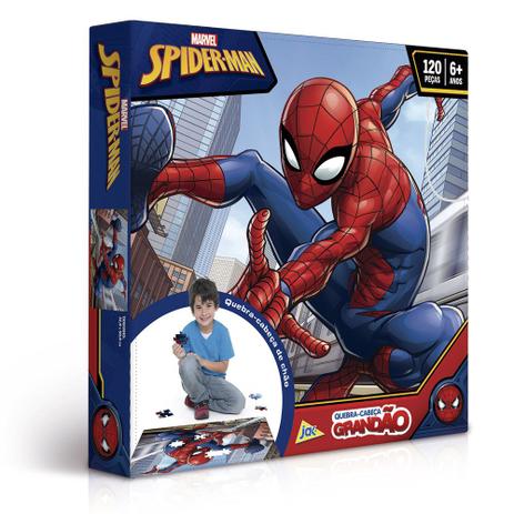 Quebra-Cabeça Grandão - 120 Peças - Disney - Marvel - Spider-Man - Toyster Menor preço em Quebra-Cabeça Grandão - 120 Peças - Disney - Marvel - Spider-Man - Toyster