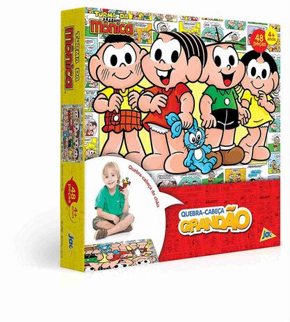 Quebra Cabeça Grandao 48 Peças Turma Da Monica Toyster Menor preço em Quebra Cabeça Grandao 48 Peças Turma Da Monica Toyster