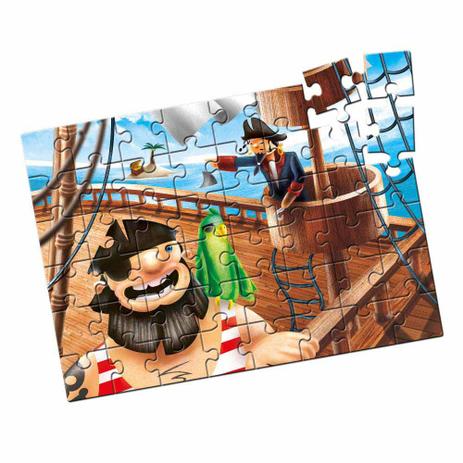 Quebra-Cabeça Grandão Piratas 48 peças - Estrela Menor preço em Quebra-Cabeça Grandão Piratas 48 peças - Estrela
