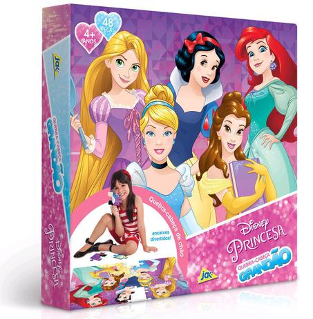 Quebra-Cabeça Grandão - Princesa Disney - 48 Peças - Toyster Menor preço em Quebra-Cabeça Grandão - Princesa Disney - 48 Peças - Toyster