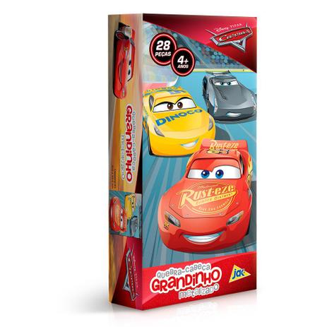 Quebra-Cabeça Grandinho Carros 28 Peças Toyster Menor preço em Quebra-Cabeça Grandinho Carros 28 Peças Toyster