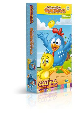 Quebra Cabeça Grandinho Galinha Pintadinha 28 Peças - Toyster Menor preço em Quebra Cabeça Grandinho Galinha Pintadinha 28 Peças - Toyster