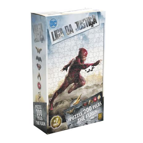 Quebra Cabeça Grow Flash Liga Da Justiça 200 Peças Menor preço em Quebra Cabeça Grow Flash Liga Da Justiça 200 Peças