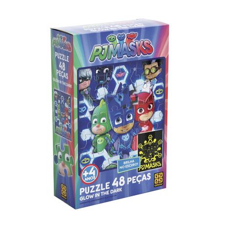 Quebra Cabeça Grow PJ Masks Brilha No Escuro 48 Peças é boa?