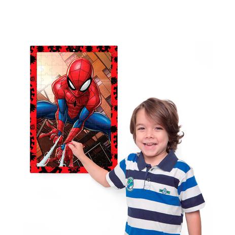 Quebra Cabeça Homem Aranha 120 Peças Quadro Toyster Menor preço em Quebra Cabeça Homem Aranha 120 Peças Quadro Toyster