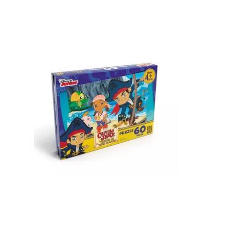 Quebra Cabeça Jake e Os Piratas 60 peças - Grow 3348 Menor preço em Quebra Cabeça Jake e Os Piratas 60 peças - Grow 3348