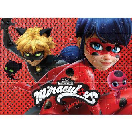 Quebra Cabeca Ladybug 60 Peças Estrela 0137 Menor preço em Quebra Cabeca Ladybug 60 Peças Estrela 0137