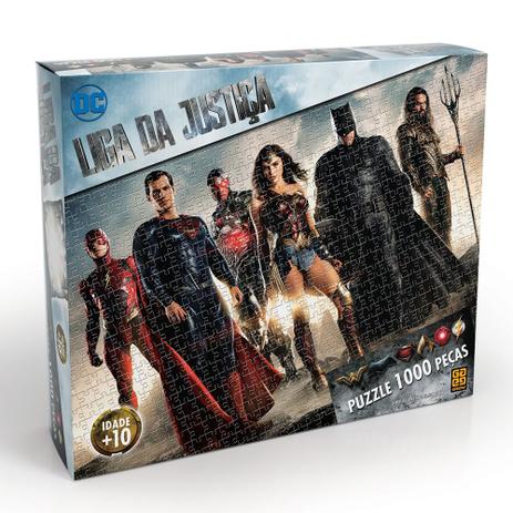 Quebra-Cabeça - Liga da Justiça - O Filme - 1000 Peças - Grow Menor preço em Quebra-Cabeça - Liga da Justiça - O Filme - 1000 Peças - Grow