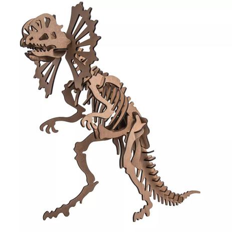 Quebra-cabeça MDF 3D Dinossauro Dilofossauro Pasiani Menor preço em Quebra-cabeça MDF 3D Dinossauro Dilofossauro Pasiani