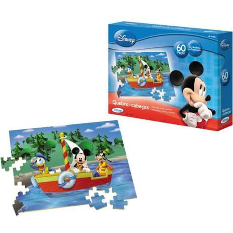 Quebra Cabeça Mickey Club House 60 Peças Xalingo Menor preço em Quebra Cabeça Mickey Club House 60 Peças Xalingo