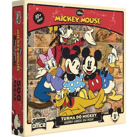 Quebra Cabeça Mickey E Turma Disney 500 Peças Toyster Menor preço em Quebra Cabeça Mickey E Turma Disney 500 Peças Toyster