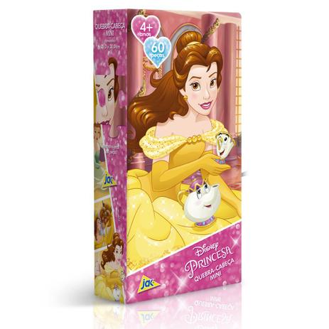 Quebra-Cabeça Mini - 60 Peças - Disney - Princesas Disney - Bela - Toyster Menor preço em Quebra-Cabeça Mini - 60 Peças - Disney - Princesas Disney - Bela - Toyster