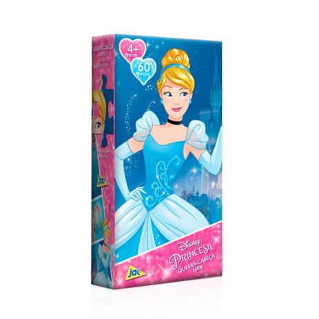 Quebra Cabeça Mini Princesas Disney Cinderela Toyster Menor preço em Quebra Cabeça Mini Princesas Disney Cinderela Toyster