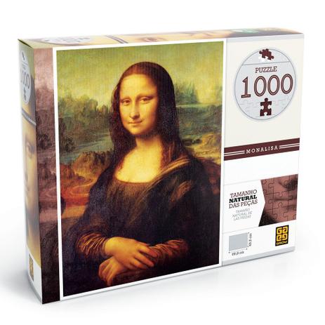 Quebra-Cabeça Monalisa 1000 Peças - Grow é ruim? Quebra-Cabeça Monalisa 1000 Peças - Grow é boa?