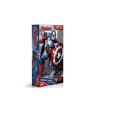 QUEBRA-CABEÇA os Vingadores 200 Peças Capitao America JAK 2165 Menor preço em QUEBRA-CABEÇA os Vingadores 200 Peças Capitao America JAK 2165