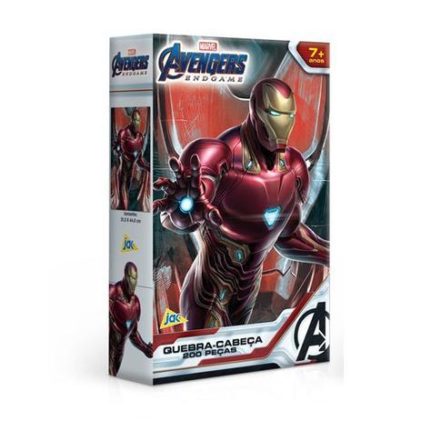 QUEBRA-CABEÇA os Vingadores 200 Peças Homem de Ferro JAK 2166 Menor preço em QUEBRA-CABEÇA os Vingadores 200 Peças Homem de Ferro JAK 2166