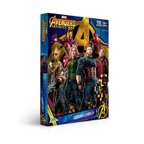 Quebra Cabeça Os Vingadores Guerra Infinita 100 Peças Toyster Menor preço em Quebra Cabeça Os Vingadores Guerra Infinita 100 Peças Toyster