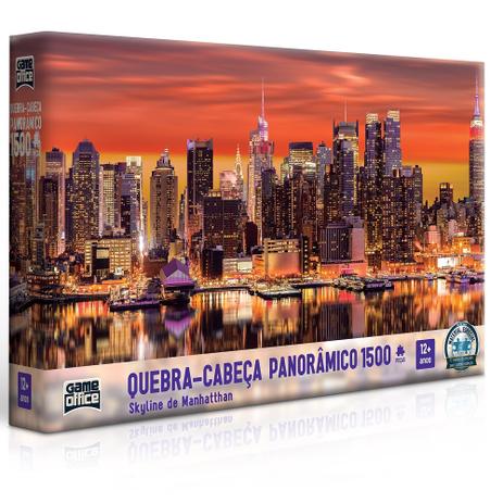 Quebra - Cabeça Panorâmico 1500 peças - Skyline de Manhatthan - Toyster Menor preço em Quebra - Cabeça Panorâmico 1500 peças - Skyline de Manhatthan - Toyster