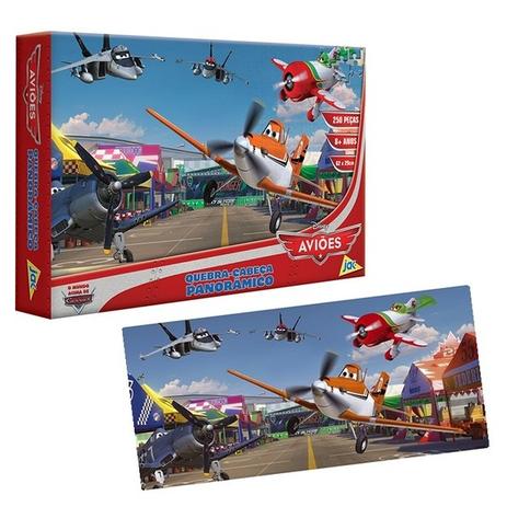 Quebra Cabeça Panorâmico de 250 Peças Aviões Disney - Toyster Menor preço em Quebra Cabeça Panorâmico de 250 Peças Aviões Disney - Toyster