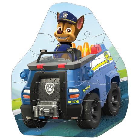 Quebra-Cabeça - Patrulha Canina - Carrinhos - 24 Peças - Chase - Grow Menor preço em Quebra-Cabeça - Patrulha Canina - Carrinhos - 24 Peças - Chase - Grow